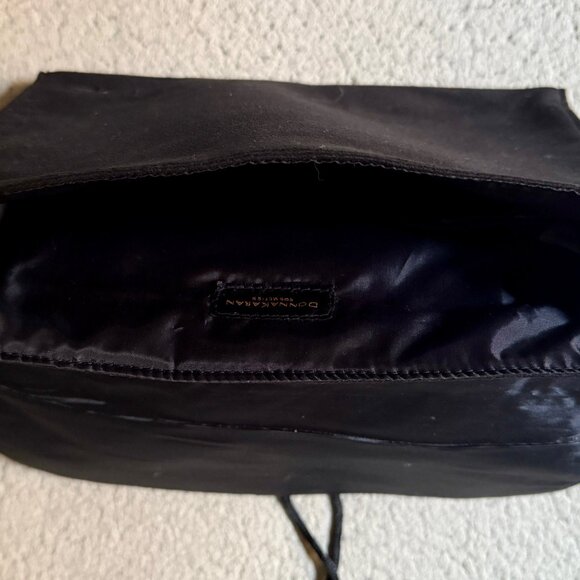 DKNY Black Makeup Pouch + internal separate mini pouch - Picture 7 of 13